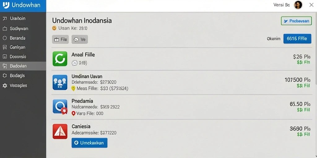 Tampilan antarmuka pengguna yang modern dan menarik.