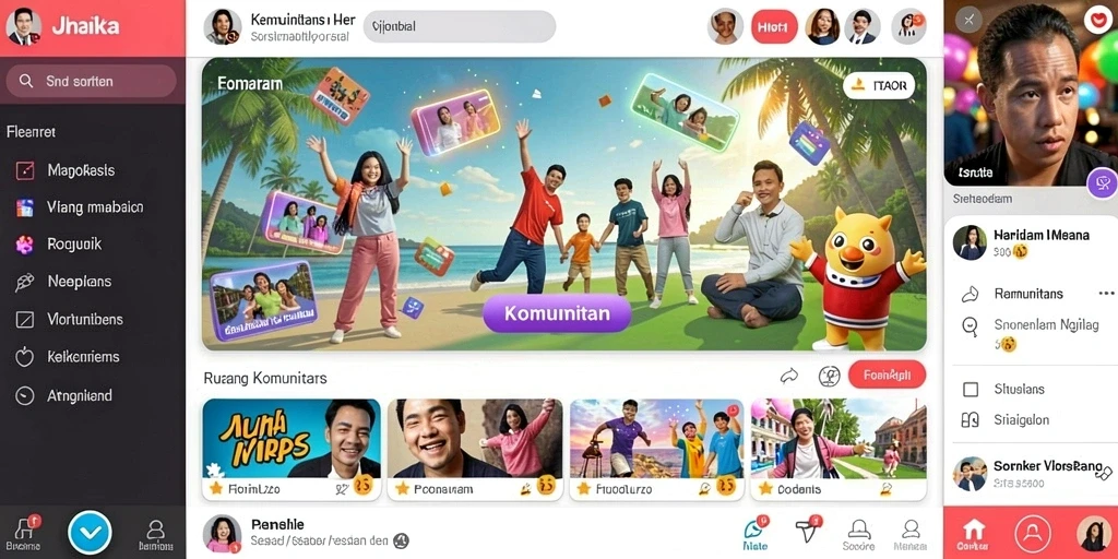 Tampilan awal aplikasi DORA77 yang menarik dan mudah digunakan.