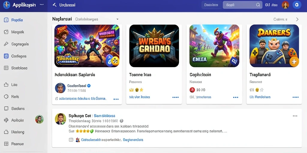 Tampilan antarmuka pengguna yang intuitif.
