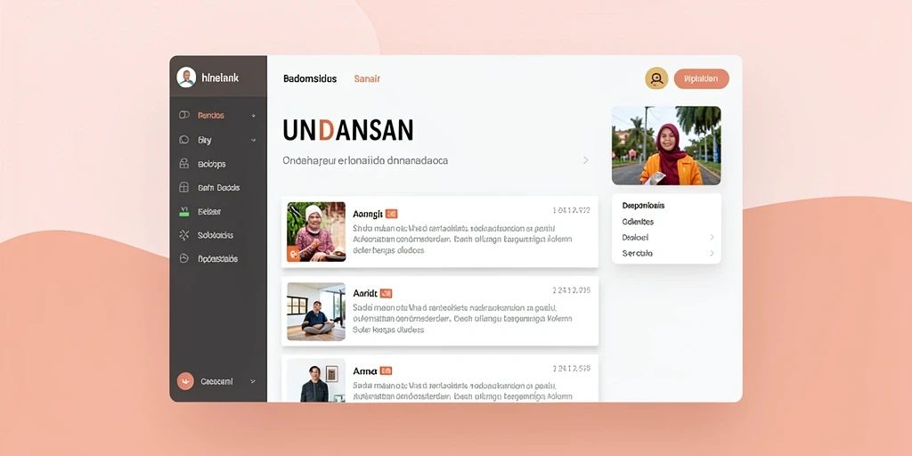 Tampilan antarmuka yang mudah digunakan.