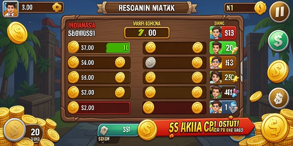Tampilan menu utama yang menarik dan mudah dinavigasi.