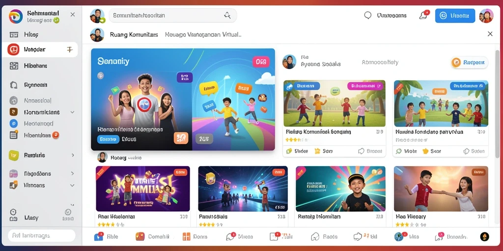 Tampilan awal yang menawan dan intuitif.