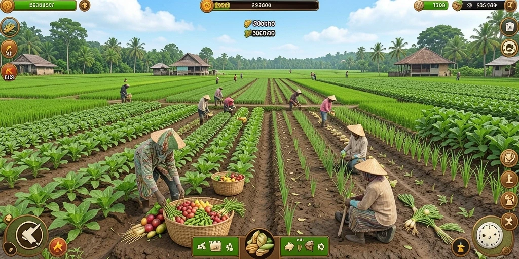 Tangkapan layar menampilkan karakter kelinci yang siap beraksi.