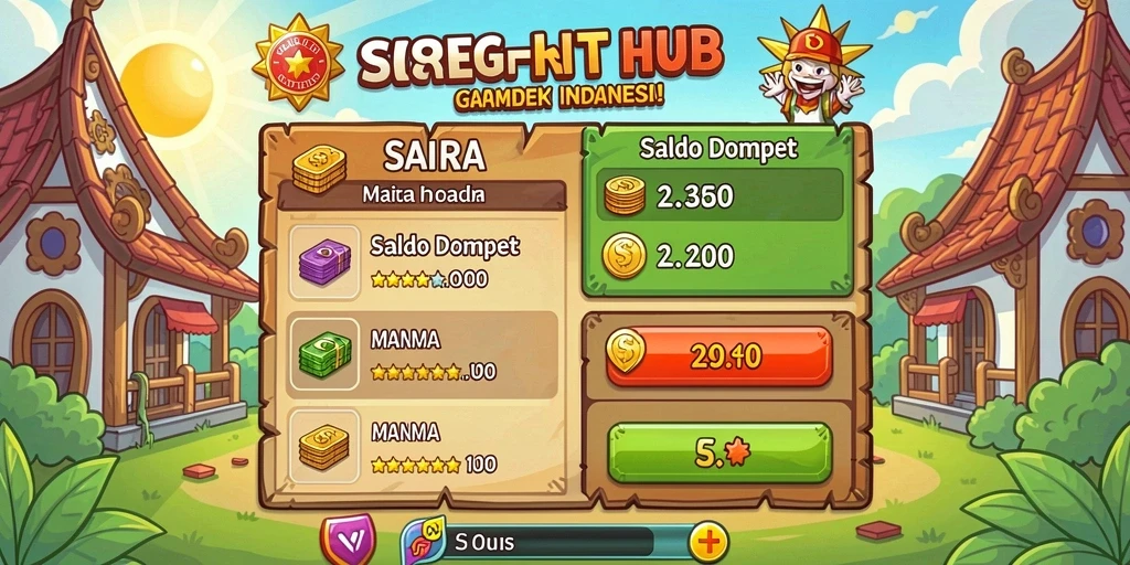 Tampilan awal yang menarik dan penuh warna.