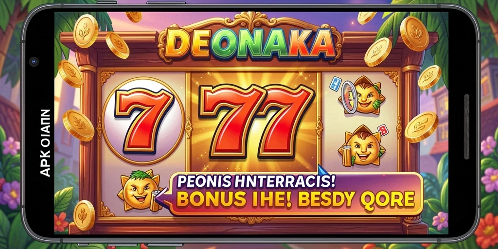 Screenshot menunjukkan grafik colorful dan karakter menarik.