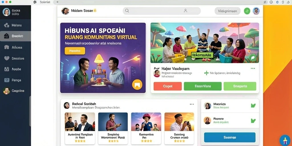 Tampilan grafis yang menarik dan modern.