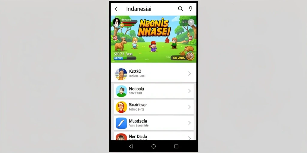 Screenshot menunjukkan antarmuka pengguna yang menarik dan ramah.