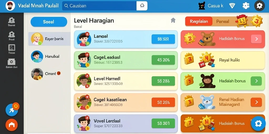 Tampilan antarmuka pengguna yang intuitif.