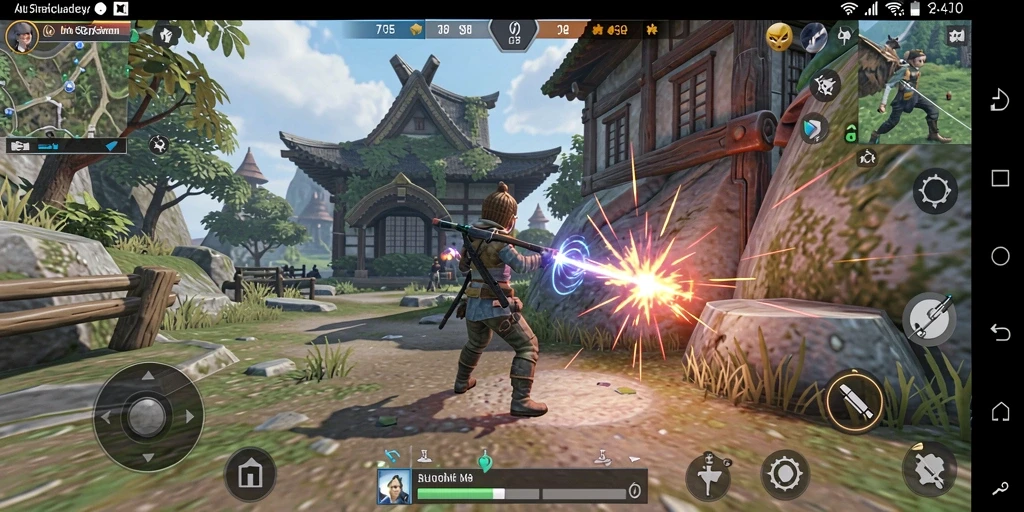 Screenshot menunjukkan tampilan awal permainan yang menarik.