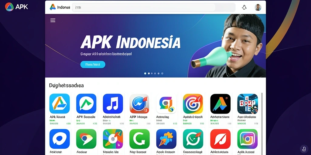 Tampilan awal yang menampilkan karakter utama.