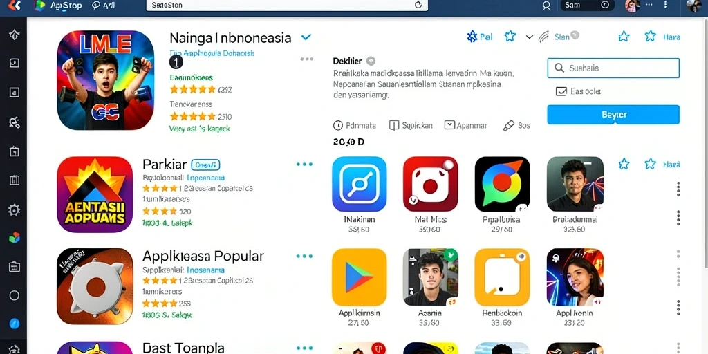 Tampilan awal YUMETOTO yang menarik dengan warna-warna cerah.